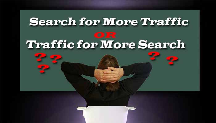 search for more traffic